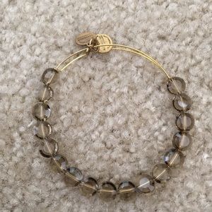 Alex & Ani Grey Crystal Bracelet